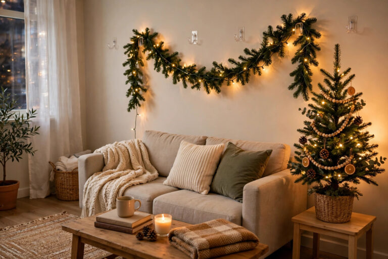 Renter-Friendly Holiday Decor: No Nails, No Damage