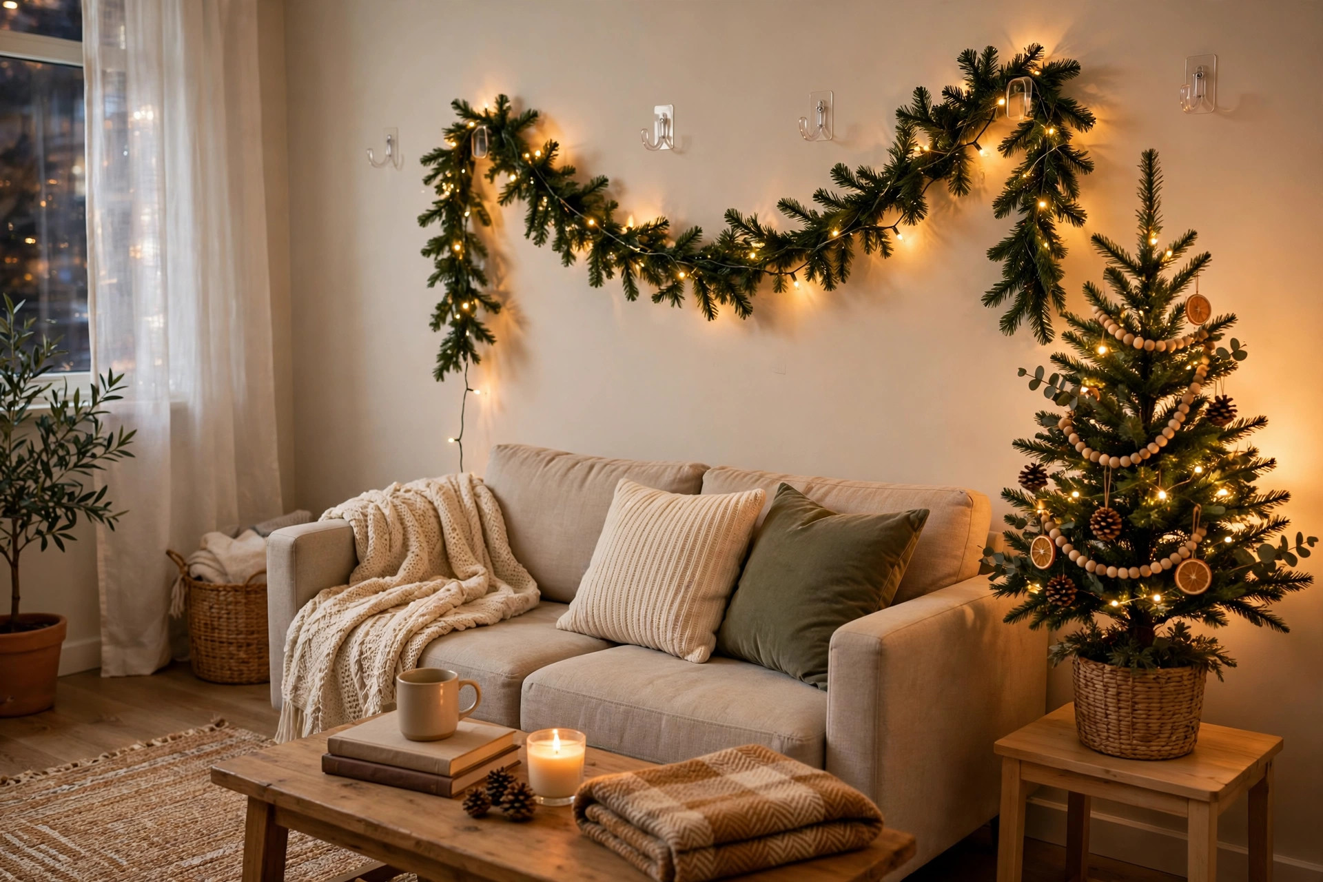Renter-Friendly Holiday Decor: No Nails, No Damage